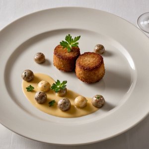 Croquettes de veau aux champignons