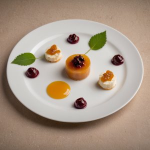 Croustade de chèvre et sa confiture d'oignons