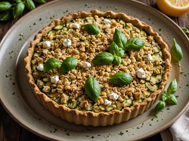 Crumble aux courgettes