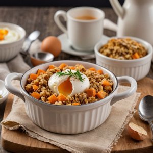 Crumble salé au potiron