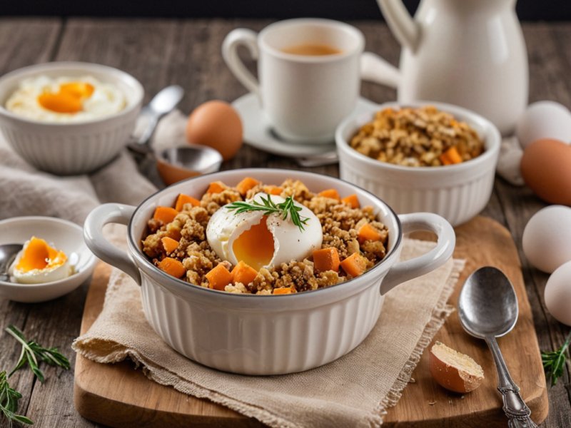 Crumble salé au potiron