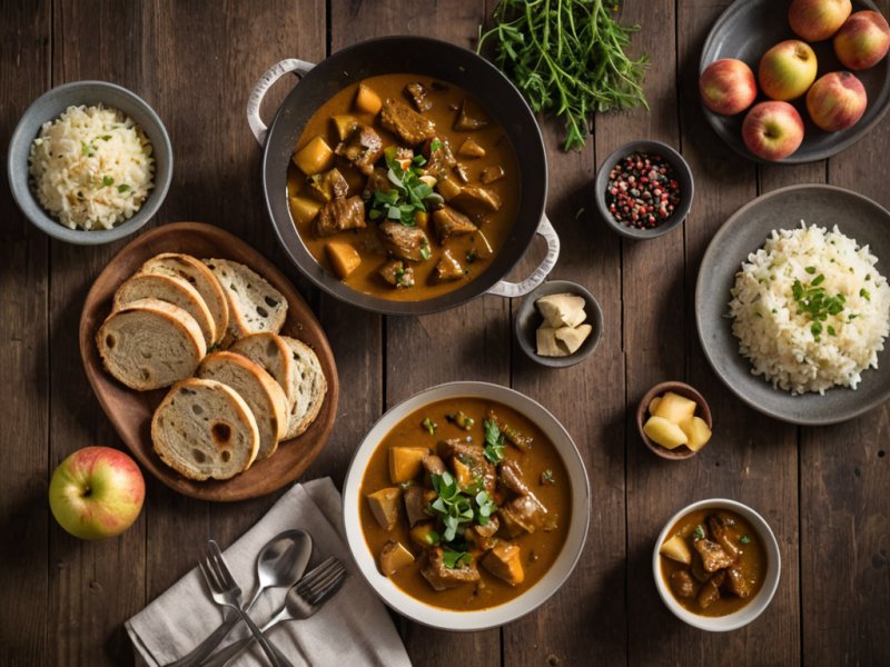 Curry de boeuf aux pommes de terre