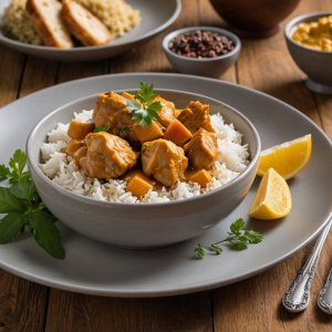 Curry de poulet aux mangues