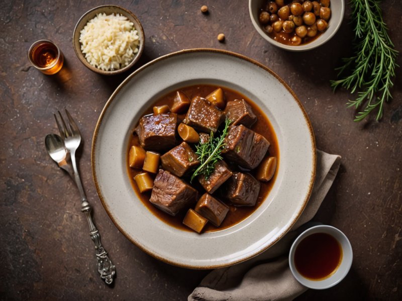 Daube de sanglier au cognac