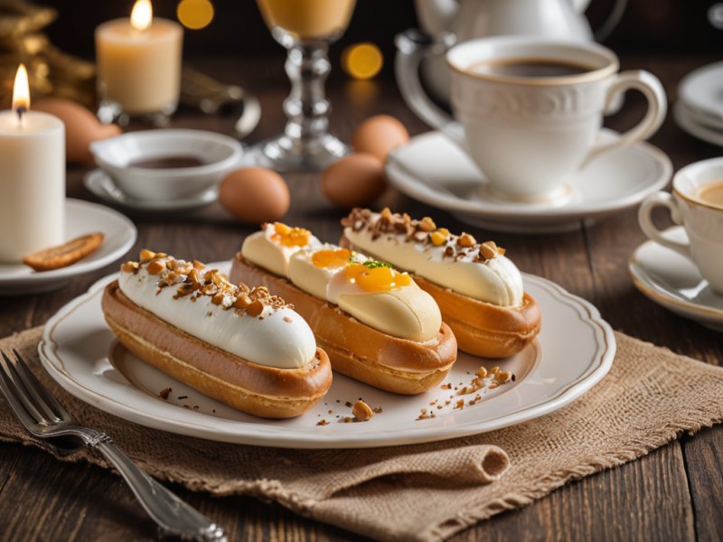 Eclair au café