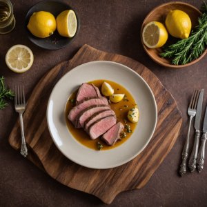 Emincés de veau au citron
