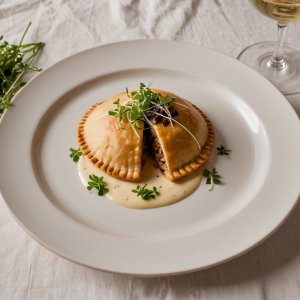 Empanada chou-fleur et chipolata