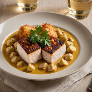 Feuilletés cabillaud curry