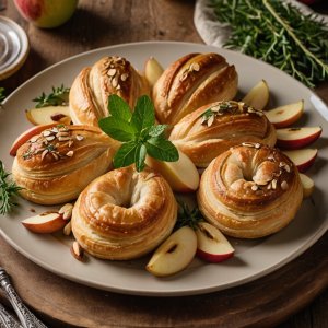 Feuilletés de boudin blanc aux pommes