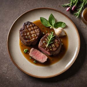 Filet mignon au gingembre et au miel