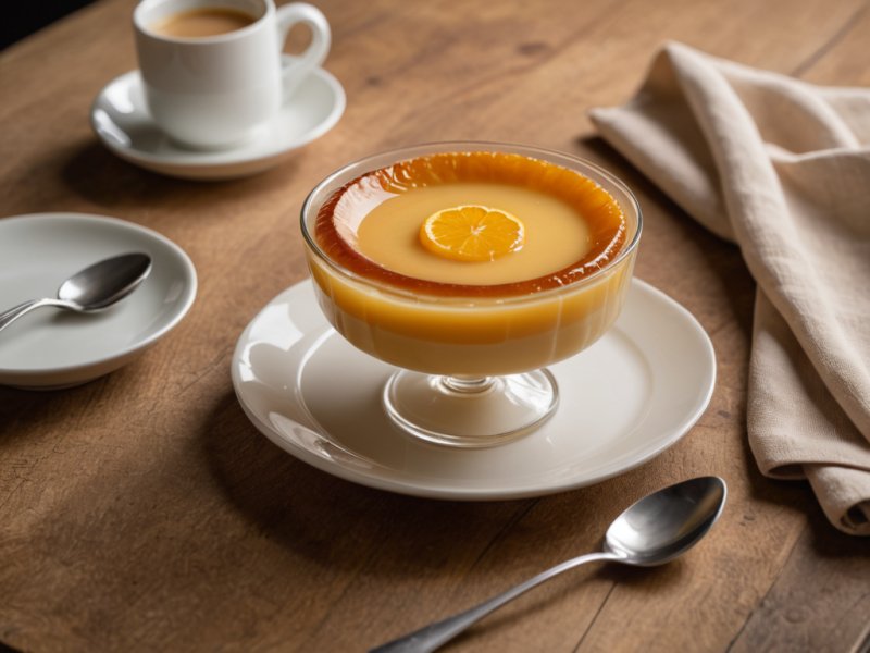 Flan à l'orange