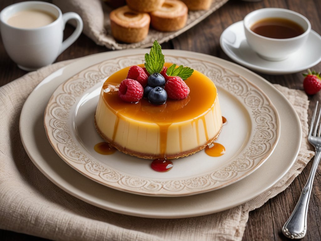 Flan pâtissier sans pâte facile