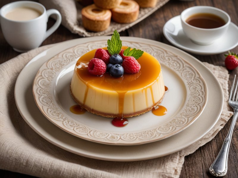 Flan pâtissier sans pâte facile
