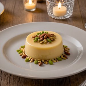 Pistachio Flan