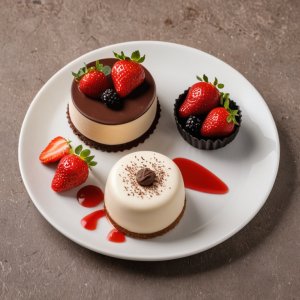 Fondant de chocolat aux fraises