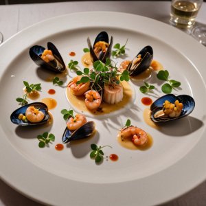 Fonds d'artichaud aux fruis de mer