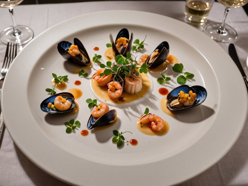 Fonds d'artichaud aux fruis de mer