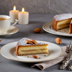 Gâteau amandes et poires