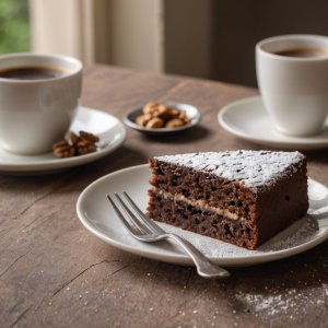 Gâteau au chocolat et aux noix