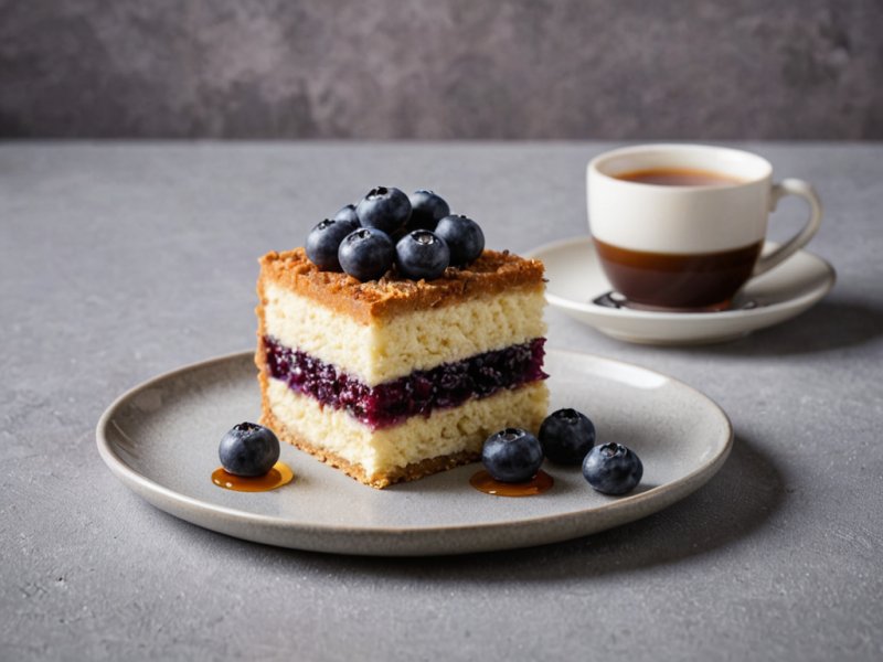 Gâteau aux myrtilles