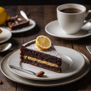 Gâteau chocolat noir-abricot