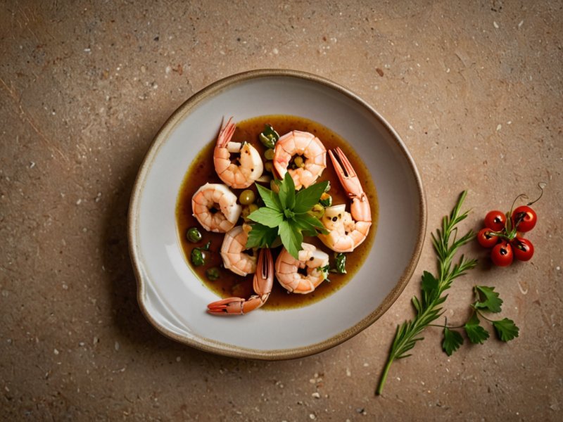 Gambas à l'ail