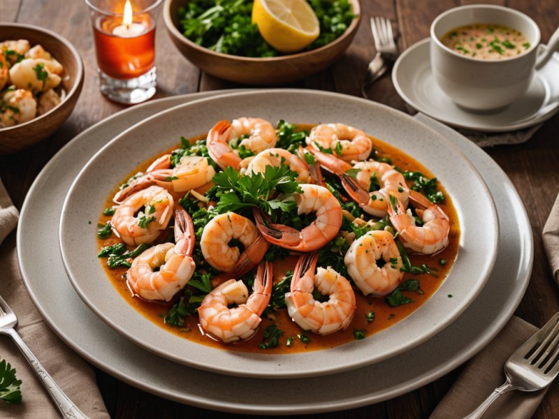 Gambas poêlées