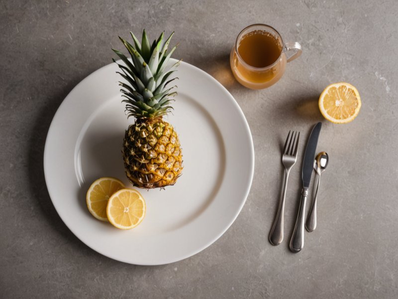 Granité d'ananas
