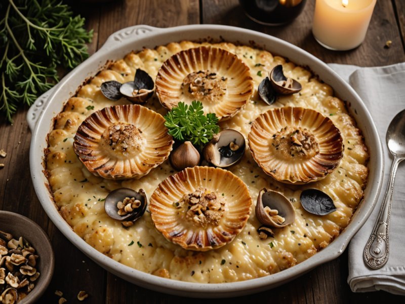 Gratiné Coquilles St Jacques
