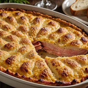 Gratin de céleri au jambon