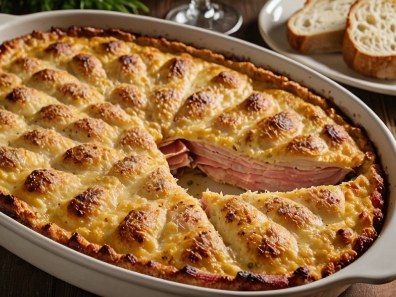 Gratin de céleri au jambon