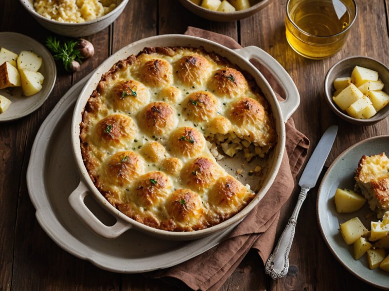 Gratin de céleri à la viande