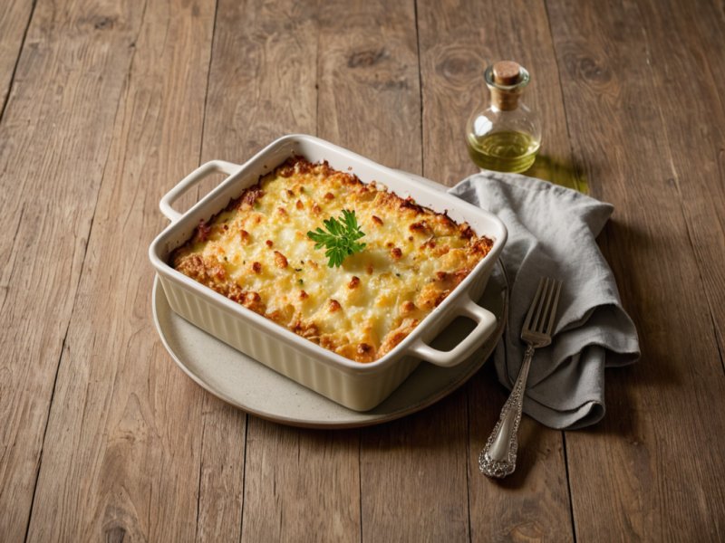 Gratin de chou frisé à l'italienne