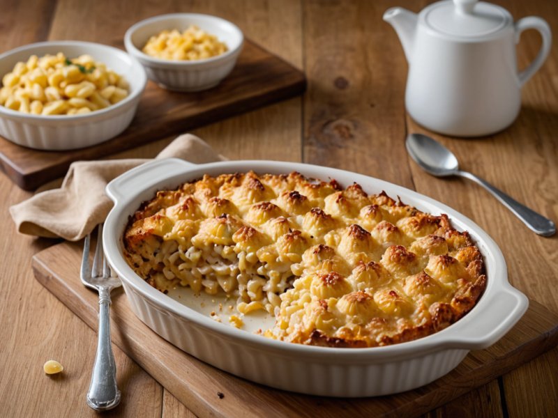 Gratin de pâtes au thon