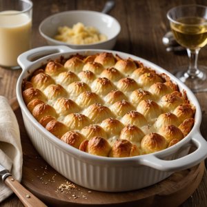 Gratin de pâtes aux trois choux