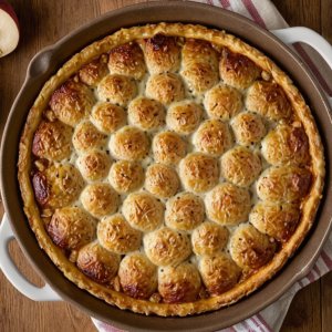 Gratin de pomme de terre fondant et rôti de porc