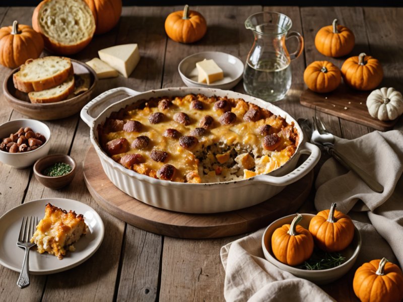 Gratin Potimarron Saucisses