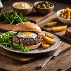 Hamburger aux légumes