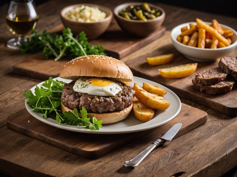 Hamburger aux légumes