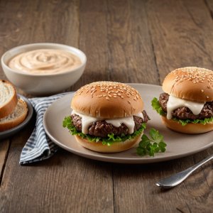 Hamburger sauce yaourt