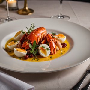 Homard au champagne