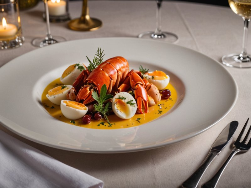 Homard au champagne