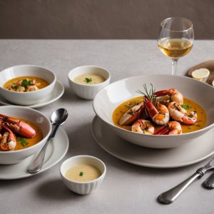 Grilled lobsters with calvados