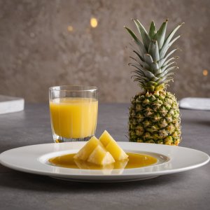 Jus detox ananas gingembre