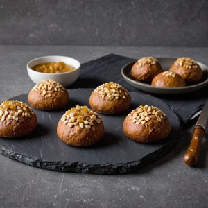 Kouglof au lard et aux noix