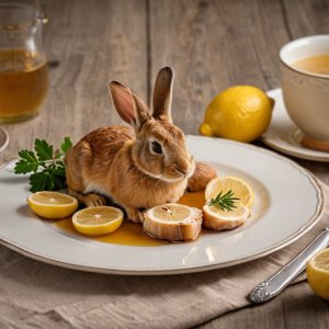 Lapin au miel et au citron