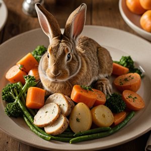 Lapin aux légumes