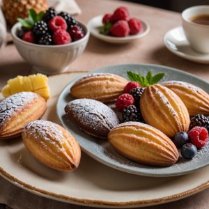 Madeleines Aux Noisettes