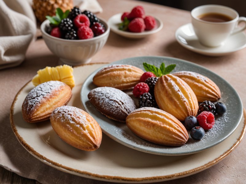 Madeleines Aux Noisettes