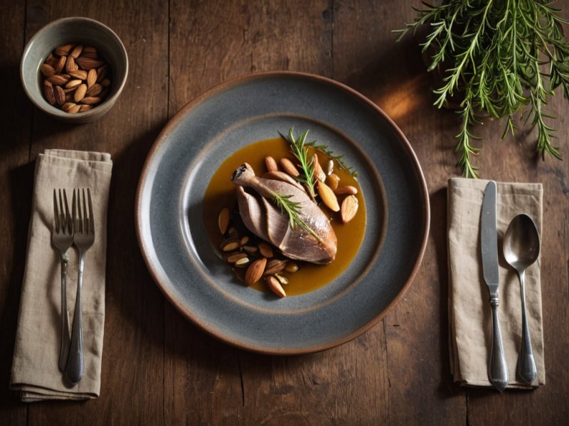 Magret de canard aux amandes et clémentines